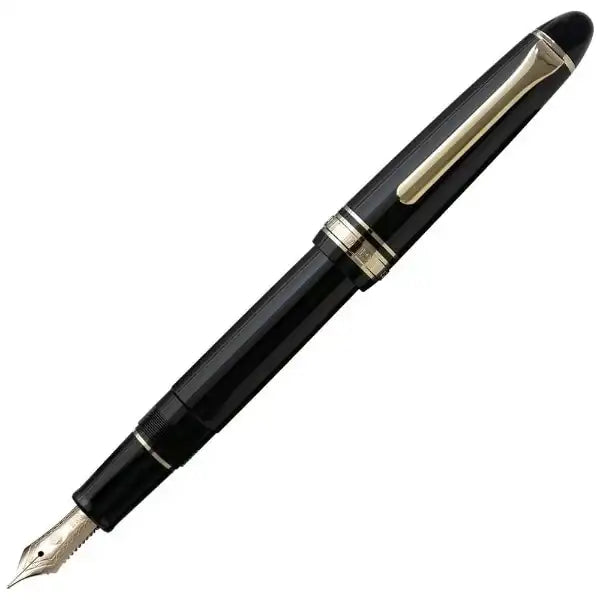 Sailor Fountain Pen Profit - Black Fine Point with Light Gold Trim Model 11-1038-220