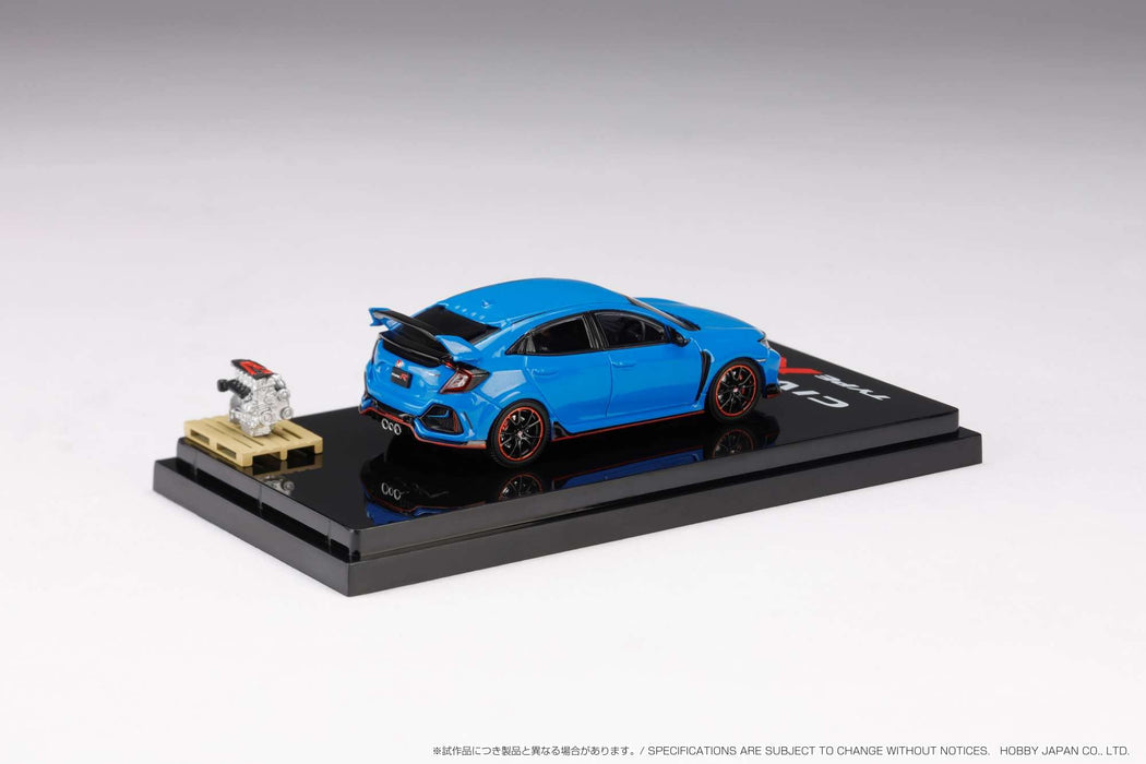 1/64 本田思域 Type R FK8 2020 赛车蓝珍珠模型日本