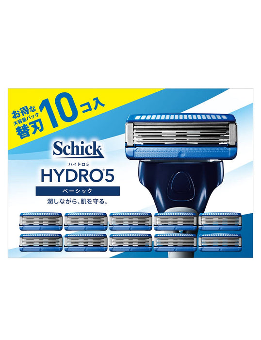 Schick Hydro 5 刮鬍刀替換刀片 10 件裝 - 亞馬遜獨家