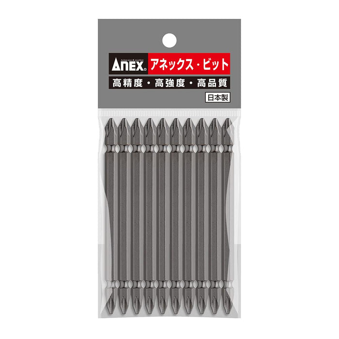 Anex Ap-14 Double-Ended +2x110 Shot Finish Bits 10-Piece Tool Bag No Magnet