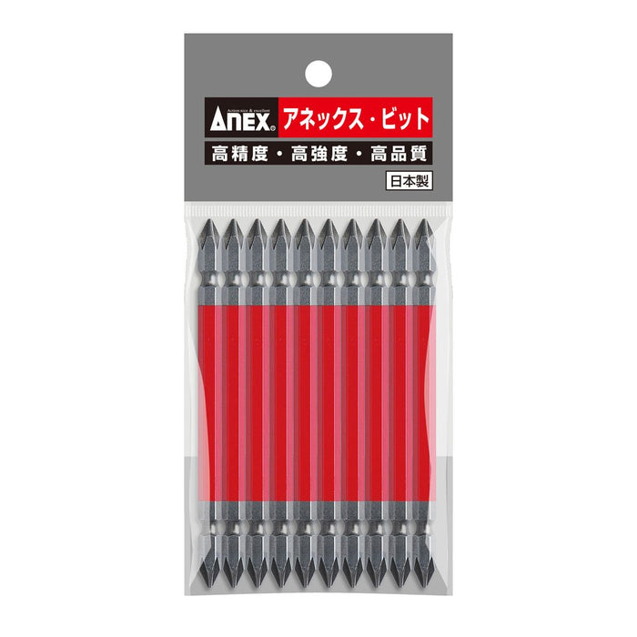 Anex Color Bit Double Head 10-Piece Set 1X110 Tools Bag AC-14M