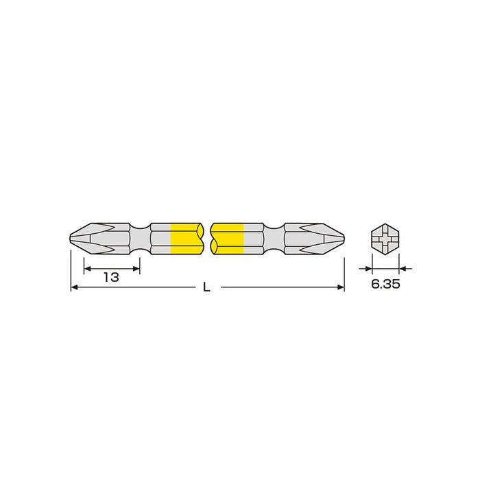 Anex Double Head Color Bit +2X130 Set of 2 Acm-2130