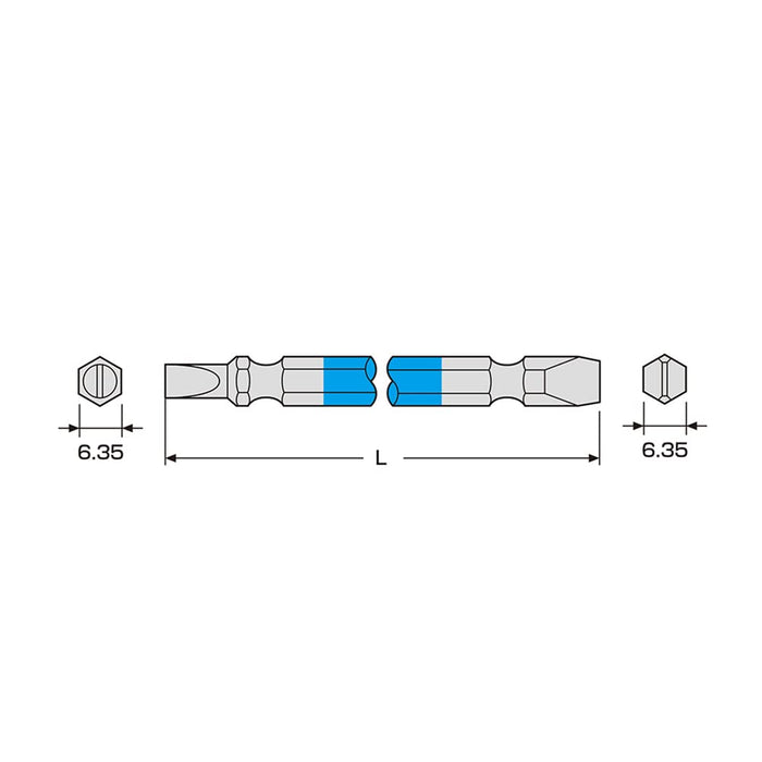 Anex 双头彩色钻头组合套装 - 5X-6X110 (Acmm-5611)