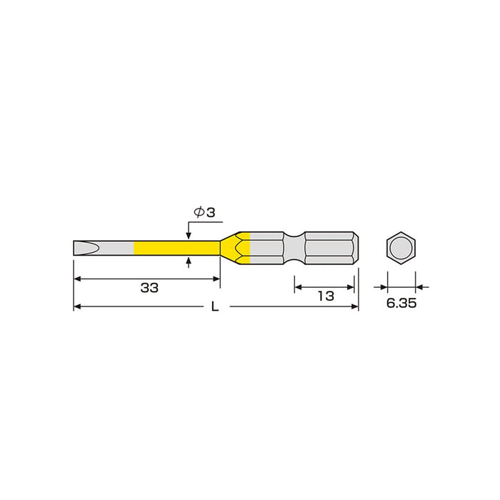 Anex 3mm x 65 Stepped Color Bits Tool Set of 2 Acmm-3065