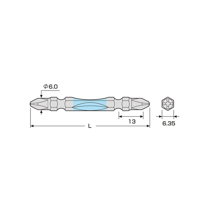 Anex 扭轉鑽頭雙頭 +2x65 5 件套裝 - 高級 Anex 工具