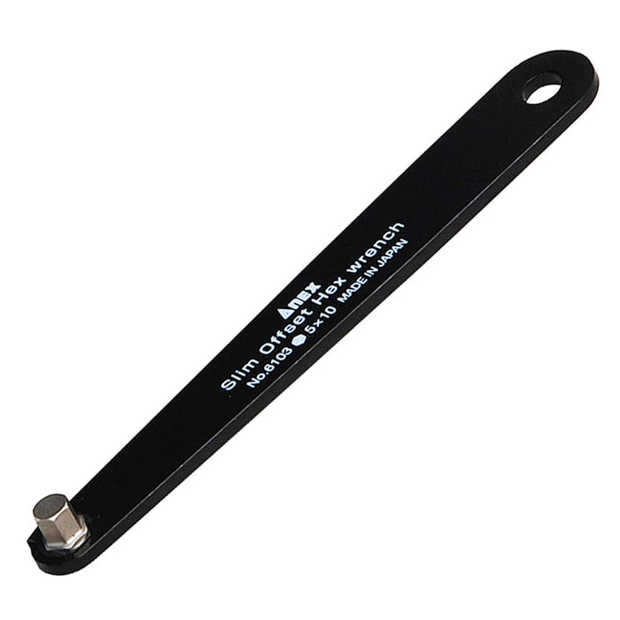 Anex Hexagonal Slim Offset Wrench 5mm x 10 - Anex No.6103 Tool