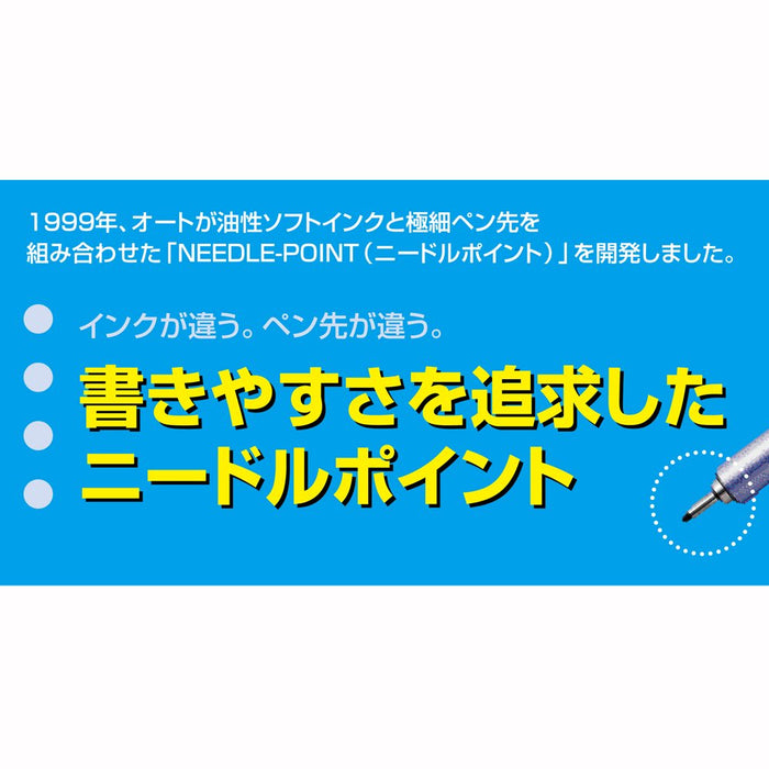 Ohto 0.7mm 黑色油性圆珠笔替换芯 5 支装 No.177Np