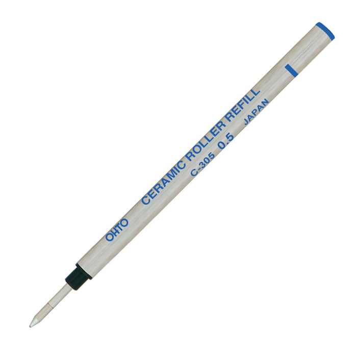 Ohto 0.5mm Blue Ballpoint Pen Refills Water-Based Ink Box of 5