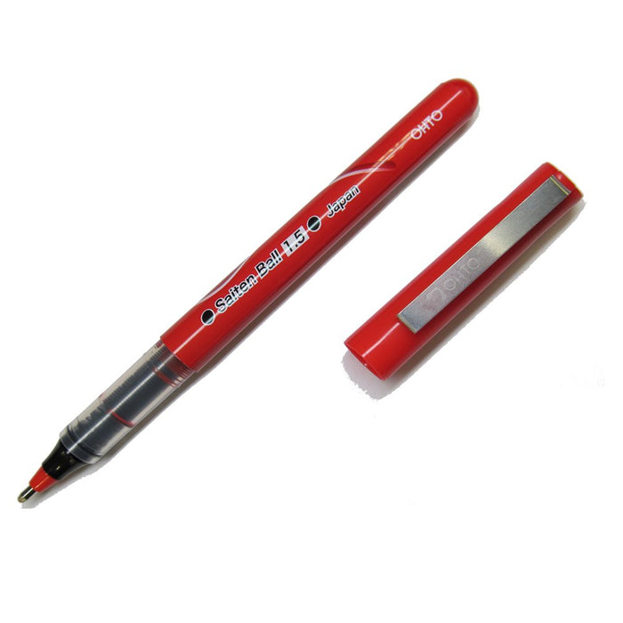 Ohto Red Ballpoint Pen 1.5 Scoring Ball 10 Pack Series Cfr-150S-Ll1P