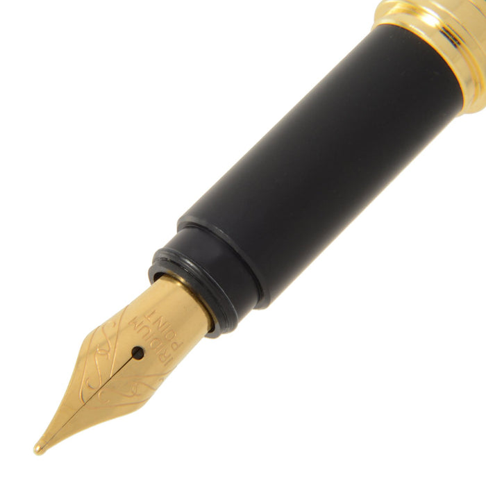 Ohto F-Lapa FF-10NB-BK Black High-Quality Fountain Pen by Ohto Brand