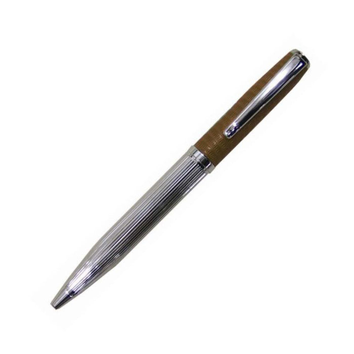 Ohto LBP-10BT Tan Leather Ballpoint Pen by Ohto Brand