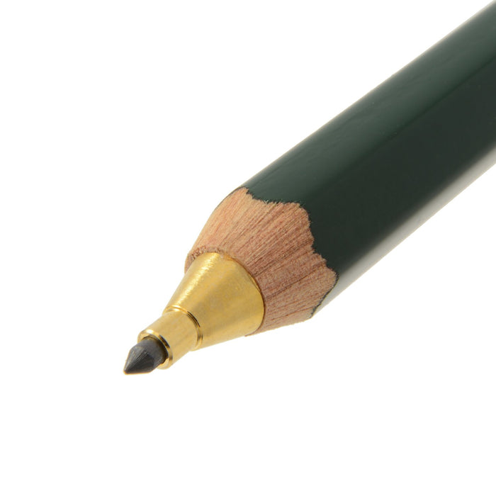 Ohto 2.0 Green Mechanical Pencil with Wooden Shaft and Eraser Aps-680E-Gn