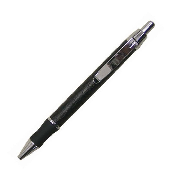 Ohto Lbp-10Gk Leather Ballpoint Pen Oil-Based Black Ink