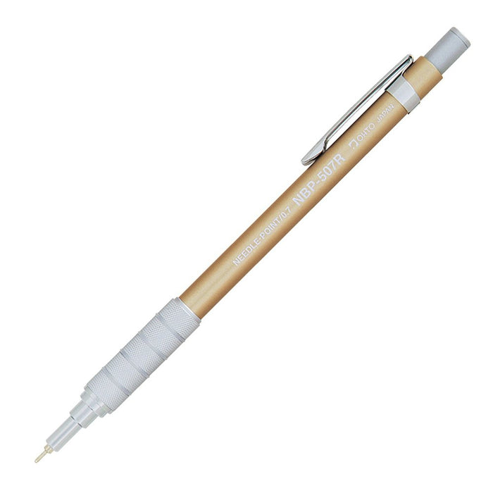 Ohto 0.7 Needle Point Gold Oil-Based Ballpoint Pen - Model 507R Nbp-507R