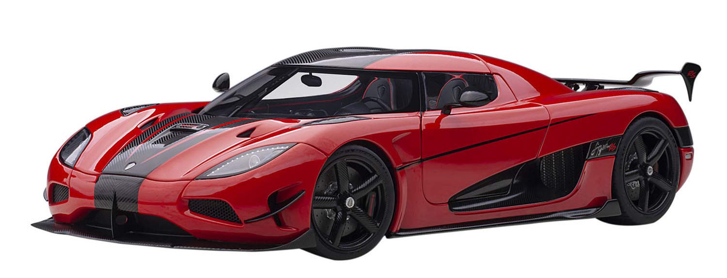 Autoart 1/18 Agera Rs 紅/碳 79022