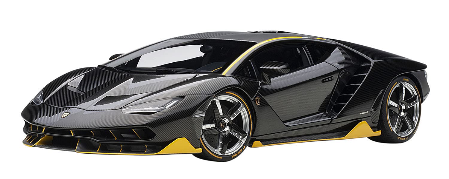 Autoart 1/18 兰博基尼 Centenario 碳黑/黄色