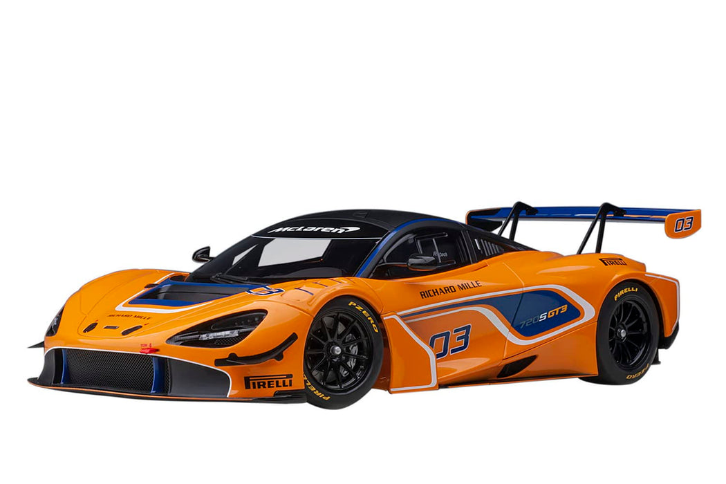 Autoart 1/18 迈凯伦 720S GT3#03 橙色 81942