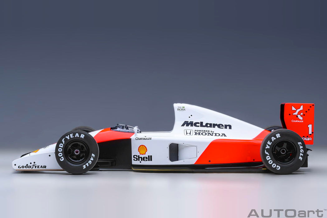 Autoart 1/18 Scale Honda McLaren GP 1991 Ayrton Senna Model with Logo