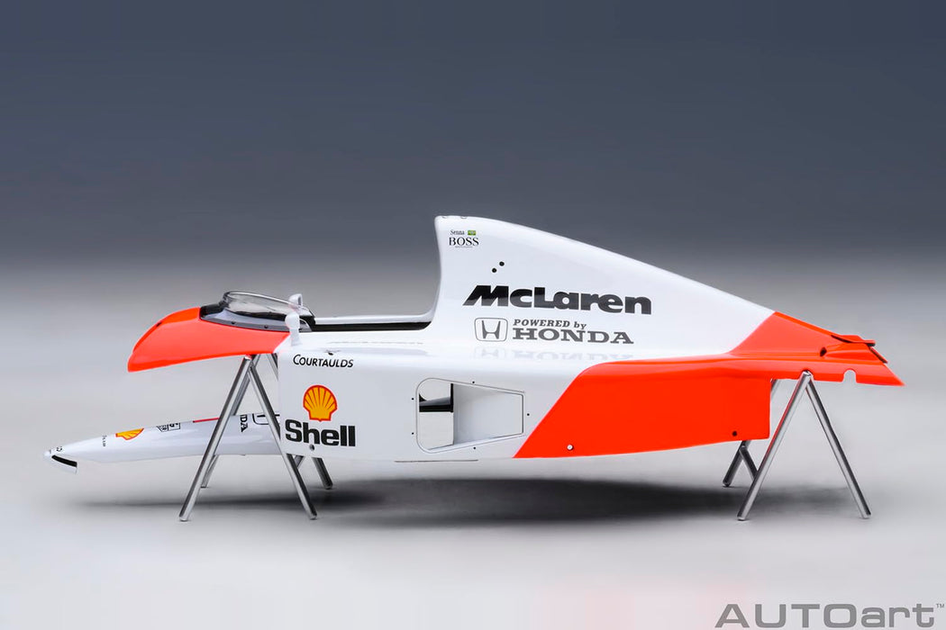 Autoart 1/18 Scale Honda McLaren GP 1991 Ayrton Senna Model with Logo