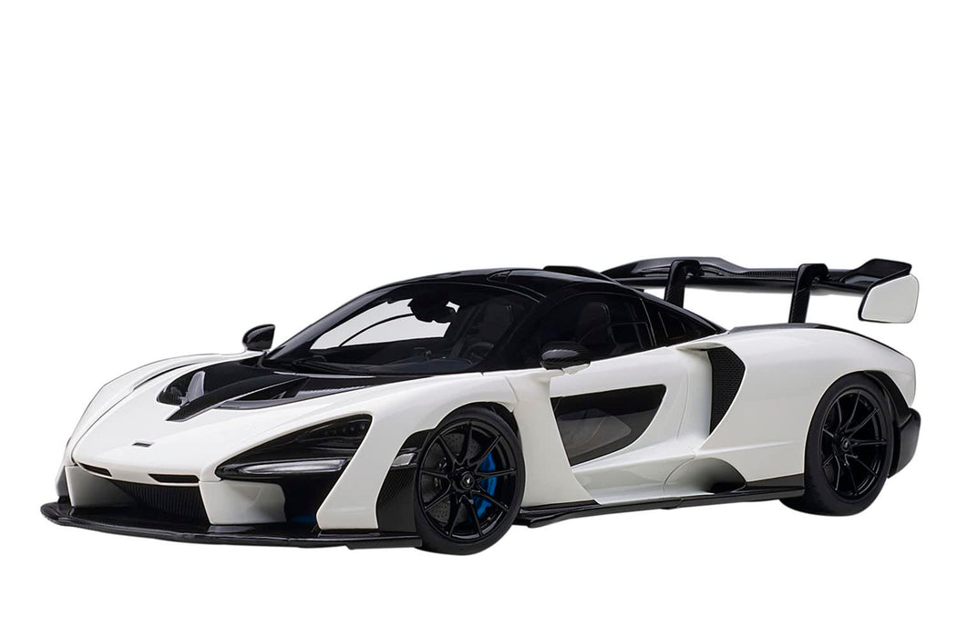 Autoart 1/18 Scale White McLaren Senna Model Car Finished Product 76075