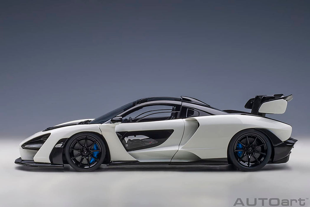 Autoart 1/18 Scale White McLaren Senna Model Car Finished Product 76075