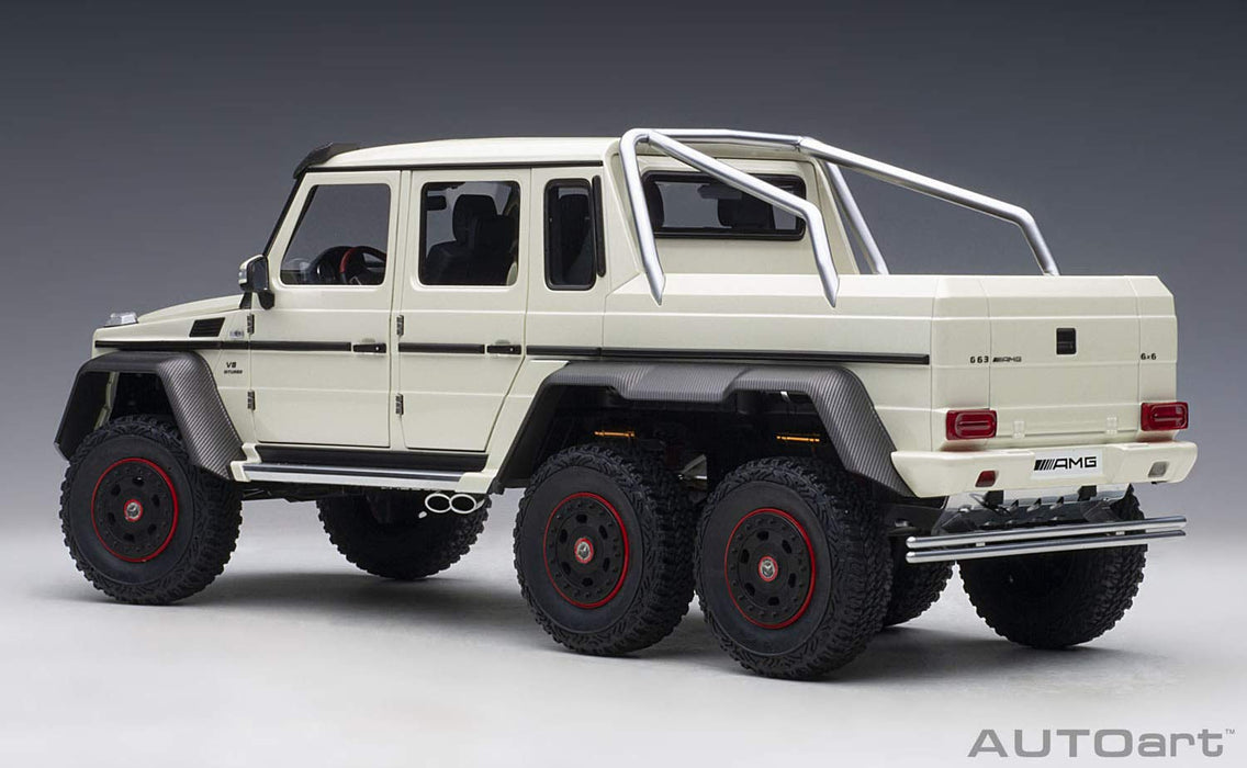 Autoart 1/18 賓士 G63 AMG 6X6 珍珠白 76307