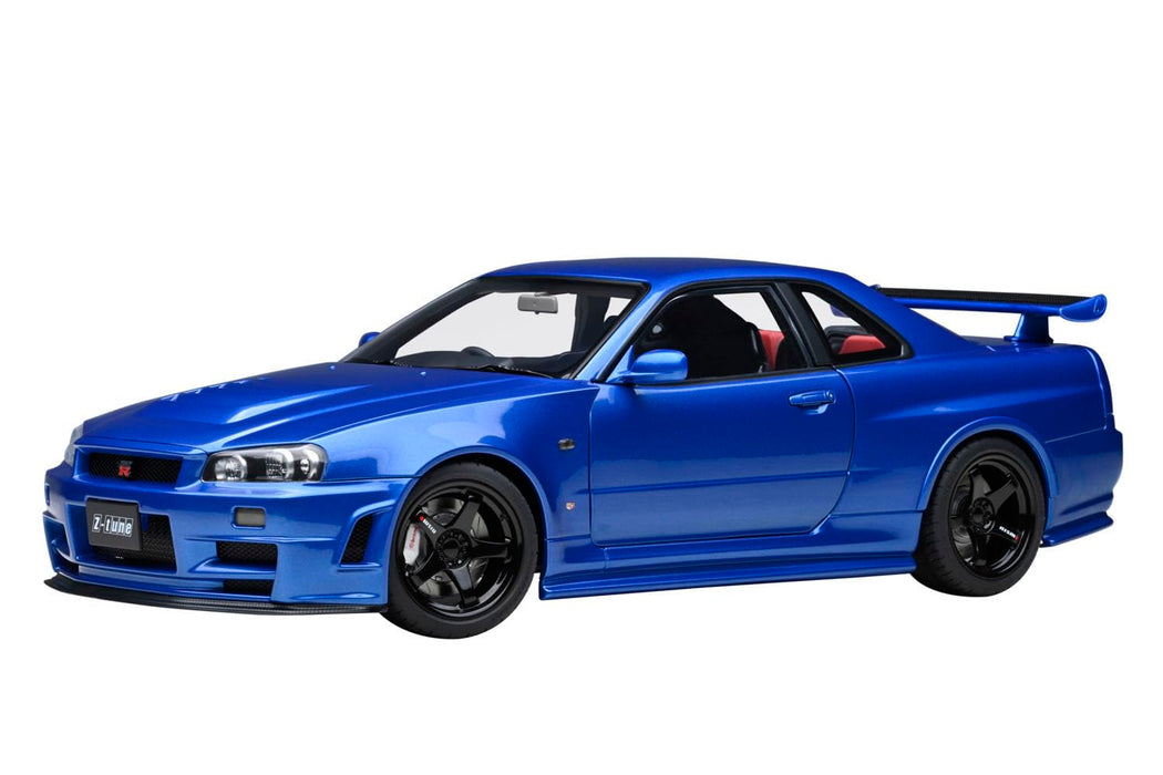 Autoart Nismo R34 GT-R Z-Tune 1/18 比例 Bayside Blue - 成品