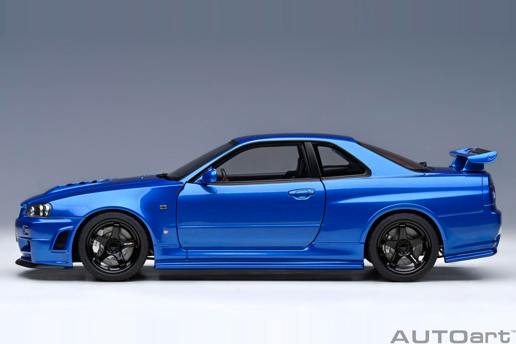 Autoart Nismo R34 GT-R Z-Tune 1/18 比例海灣藍 - 成品