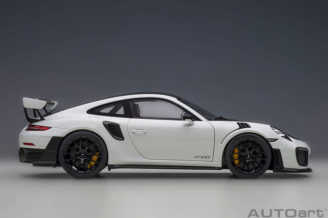 Autoart 1/18 Porsche 911 GT2 RS Weissach Pkg White/Carbon 78171