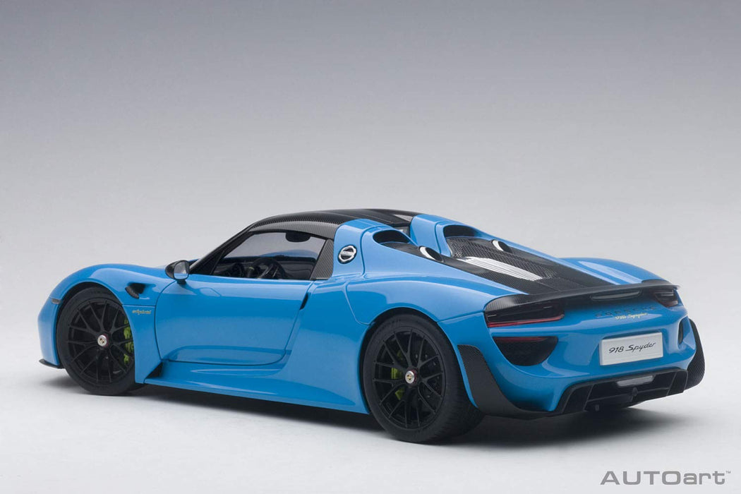 Autoart 1/18 Porsche 918 Spyder Beissach Light Blue