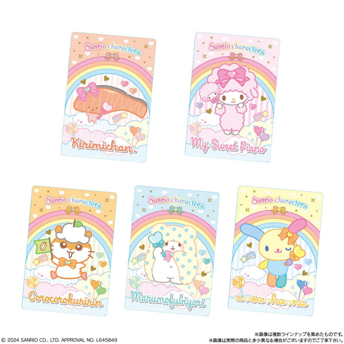 Bandai Sanrio 角色威化餅 6 件 20 件盒裝糖果玩具