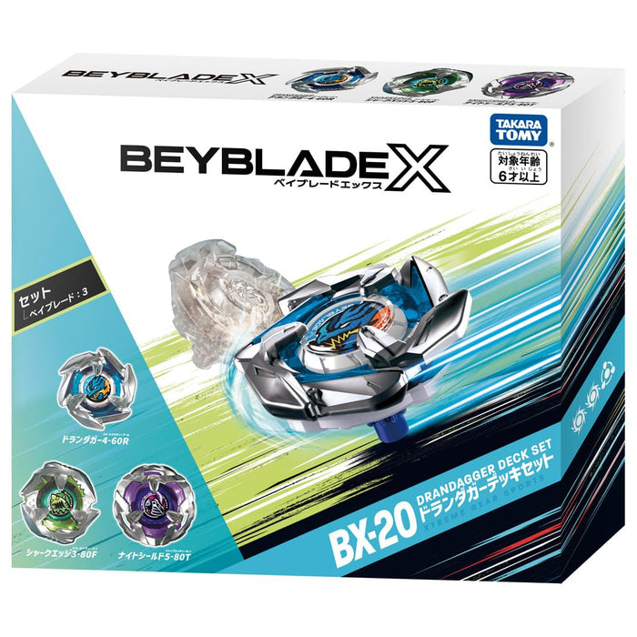 Takara Tomy BX-20 Doran Dagger Beyblade Deck Set