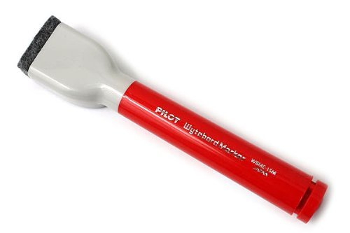 Pilot Medium Red Board Marker with Built-in Eraser WBME15MR