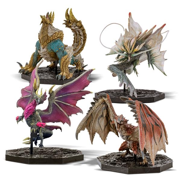 Capcom Japan Figure Builder Cube Monster Hunter 4 Body Set Box Pvc Abs