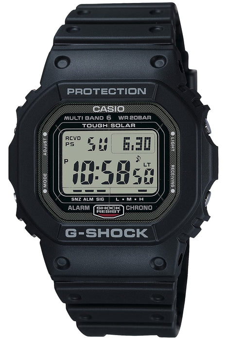 Casio G-Shock GW-5000U-1JF 男士黑色手表 - 耐用又时尚