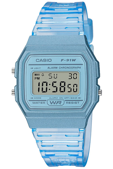 Casio F-91Ws-2Jh Blue Collection Domestic Genuine