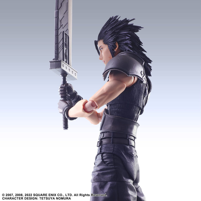 Square Enix Crisis Core FFVII Zack Fair Soldier Play Arts Kai 人偶