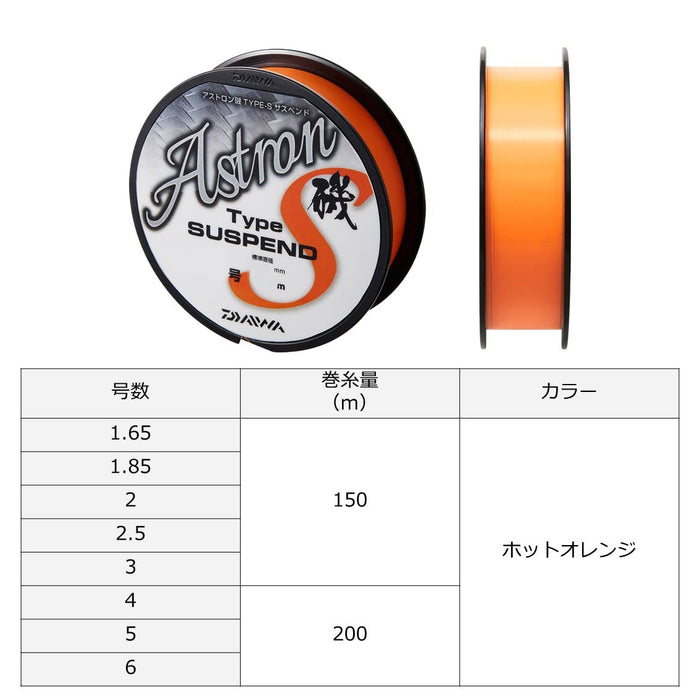 Daiwa Astron Iso Type-S 悬挂线 150M 2 号钓鱼线