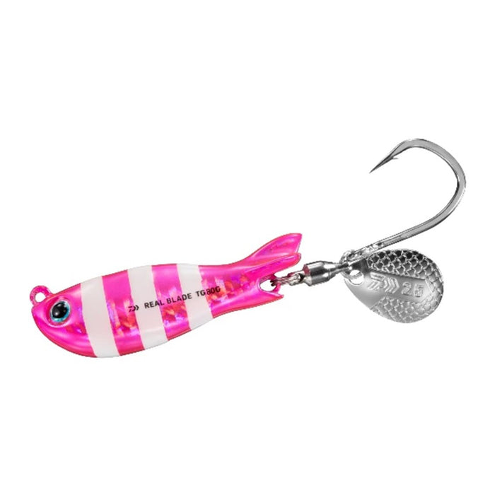 Daiwa Blade Jigging Lure Real Blade TG 30G Pink Zebra