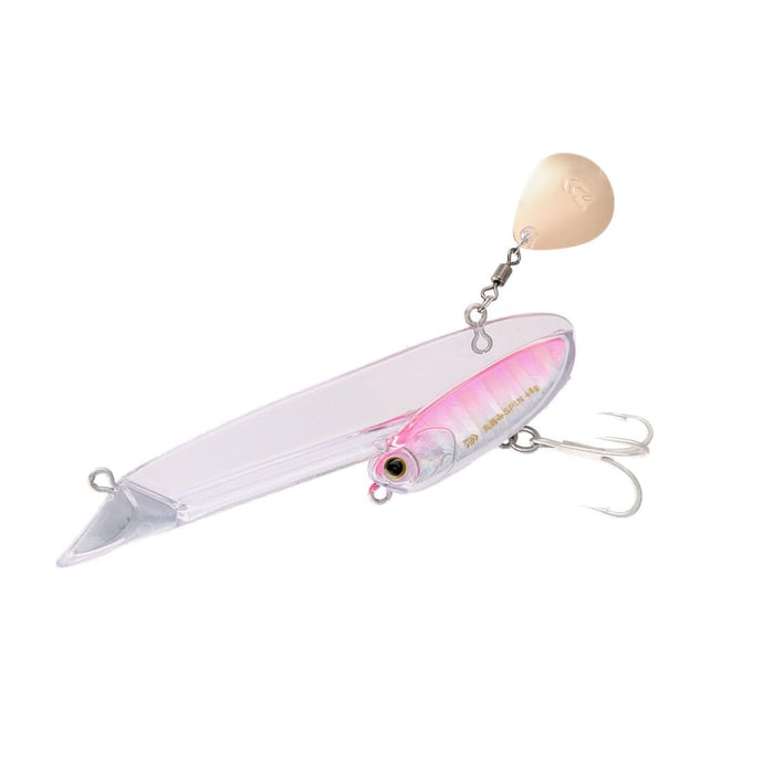 Daiwa Maru-Nori Misspin 48 Pink Zebra Blade Lure for Superior Fishing Performance