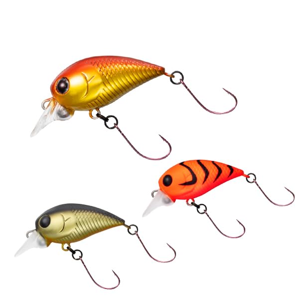 Daiwa Haze Crank Hazekura Fishing Lure Clear Gold Striped Shrimp