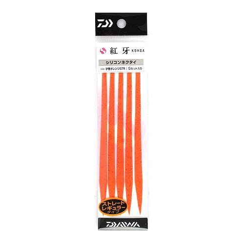 Daiwa Kouga Bay Rubber Silicone Necktie Saimaki Orange Fishing Gear