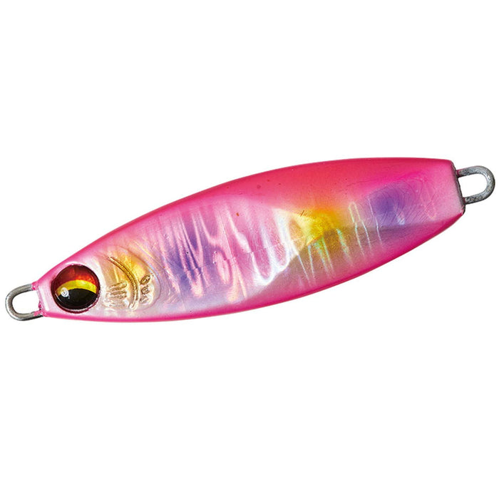 Daiwa Flat Junkie Hirametal 40G Pink Marble Lure for Hirame Fishing