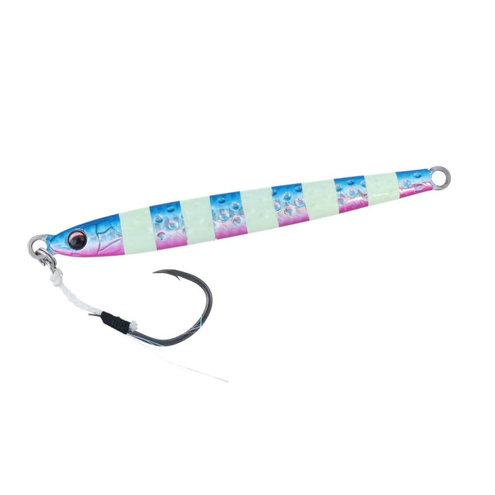 Daiwa Shore Spartan Darting Jig Lure 105G 蓝粉斑马