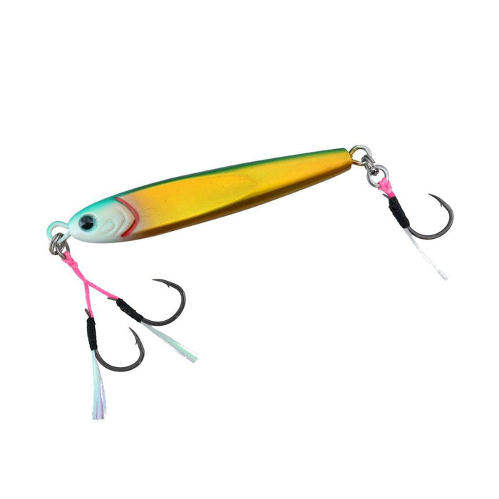 Daiwa Metal Jig Tg Bait 80G Adel Flash Green Gold Glow Head Fishing Lure