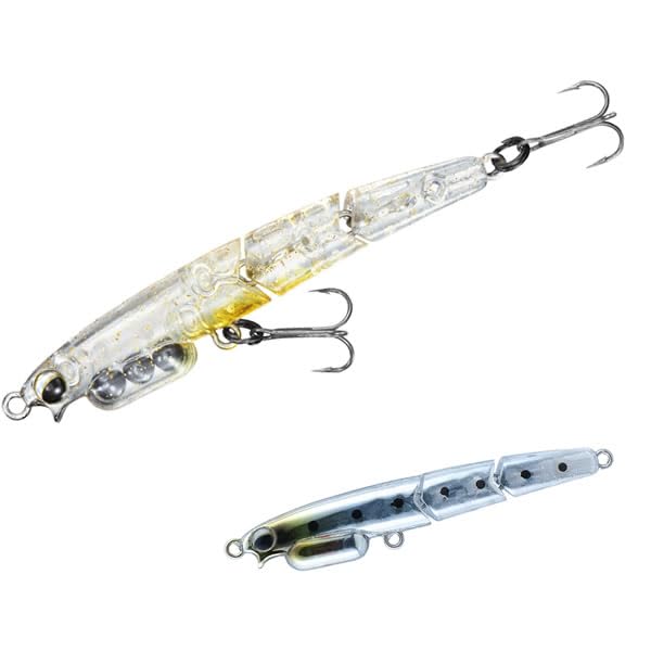 Daiwa Moonflower Shirasu J55S 55mm Rockfish Horse Mackerel Lure Plated Shirasu