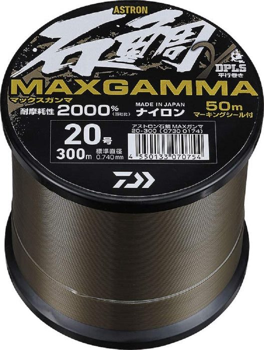 Daiwa 尼龍線 Max Gamma 300 碼 22 磅黑海釣魚線