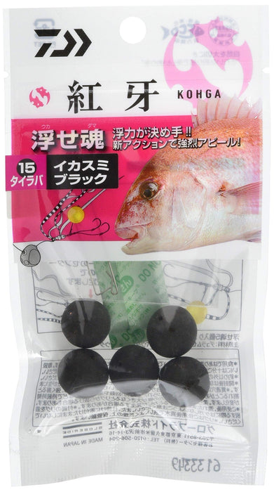 Daiwa Red Fang Floating Soul 15 鱿鱼墨黑色诱饵 - 优质鱼饵