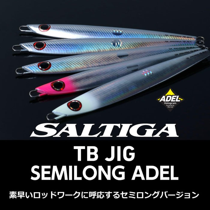 Daiwa Saltiga TB Jig Semi-Long 140G Adel Mirror Full Silver Saltwater Jig