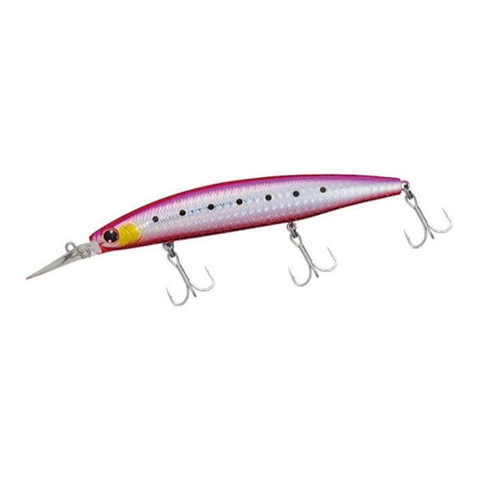 Daiwa Shoreline Shiner Z 125S Pink Sardine Fishing Lure for Flounder